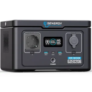 Stromaggregate und Photovoltaik Anlagen: Energielösungen für Industrie und Heim 28 Ladestation 1200 Watt Powerstation Genergy GZE-0206 256Wh