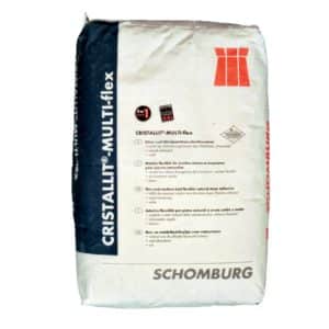 Schomburg CRISTALLIT-MULTI-FLEX Flexibler Dünn- und Mittelbett- Natursteinmörtel S1