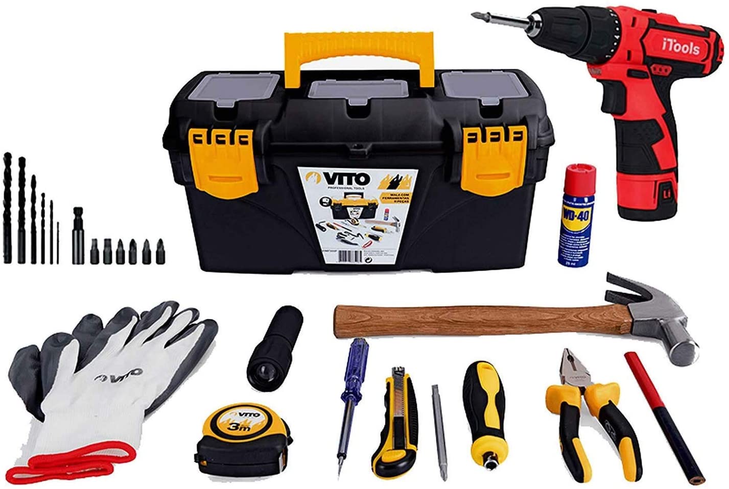 VITO Tools Starter Paket Werkzeug Grundausstattung Universal und