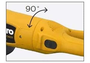 Winkelschleifer 2000 W Vito + Diamant-Trennscheibe 230- Kopf Stahl – 6200rpm