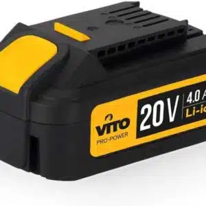 VITO Professional 20V Akku Handkreissäge mit Laserführungslicht LED - Profi Akku-Kreissäge 2,0 Ah, 45°, F 150mm Sägeblätter, 60 Min. Schnellladegerät, mit Akku und Ladegerät