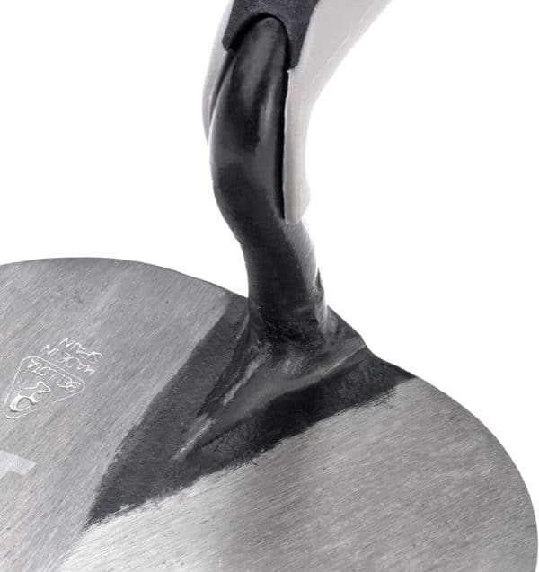 5917-18C  Ziegelkelle Paris-Fliesenkelle Schwanenhals  geschmiedet SOFT-TOUCH Blatt 180 mm