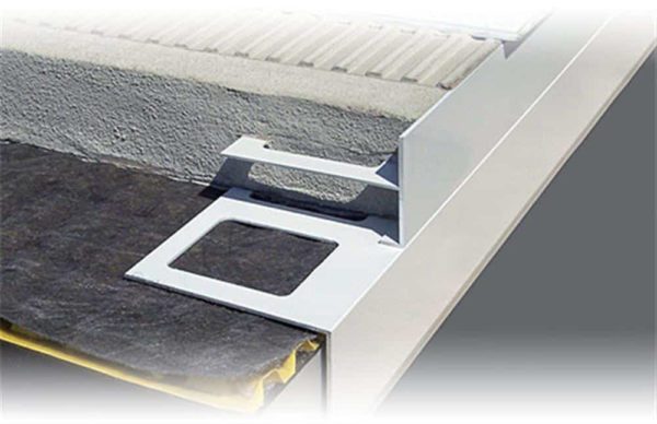 DURABAL BS Balkonwinkel Alu grau 3,00m/55,0mm