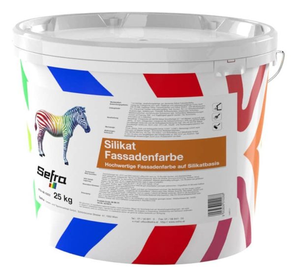 Sefra Silikat Fassadenfarbe Weiss 25 kg Gebinde