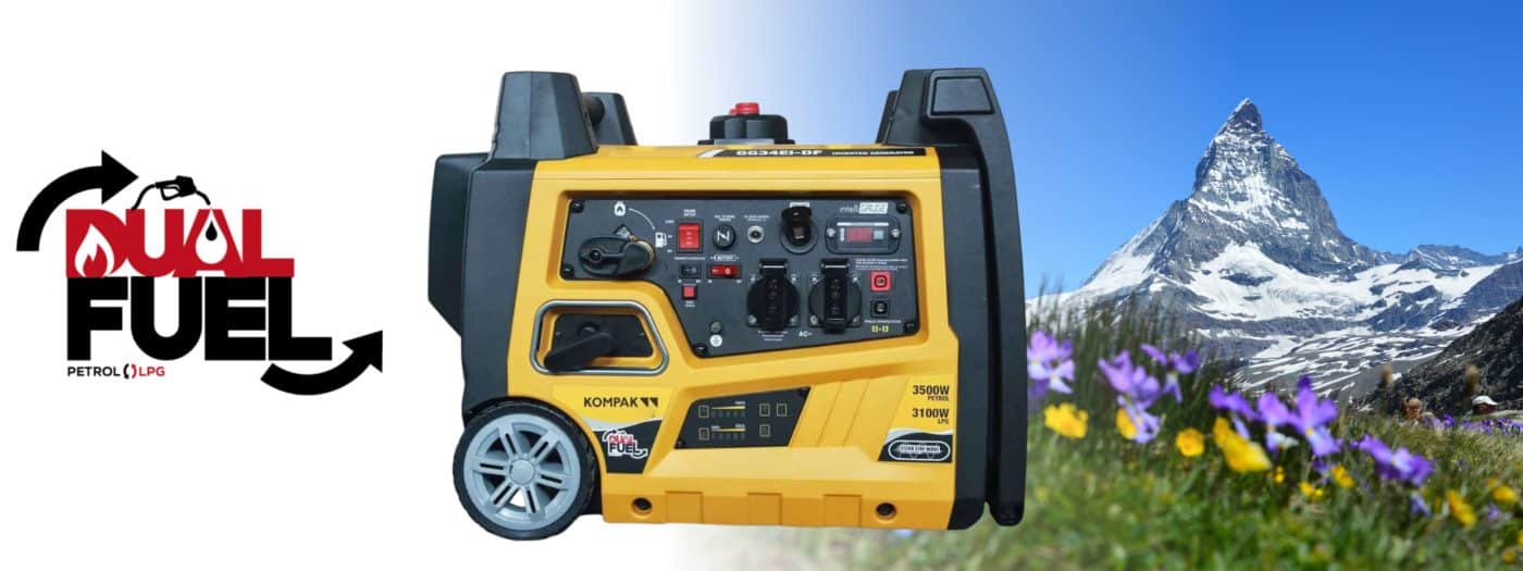 Stromerzeuger mit E-Starter 3500 watt gg34Ei-DF Kompak