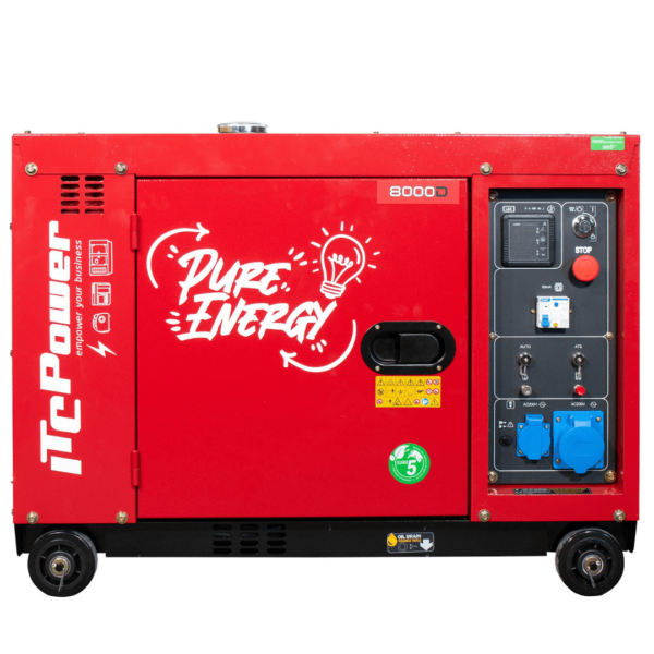 Diesel Generator 6300 Watt 8000D Itc Power 3000U/min 230V einphasig