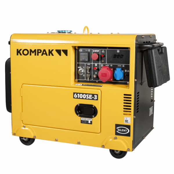 Stromaggregat 6100SE-3 Kompak Diesel Stromerzeuger 3000rpm