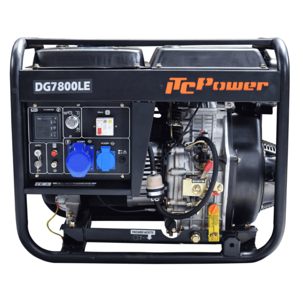 Stromaggregat 6500W DG7800LE Diesel ITC Power 230V