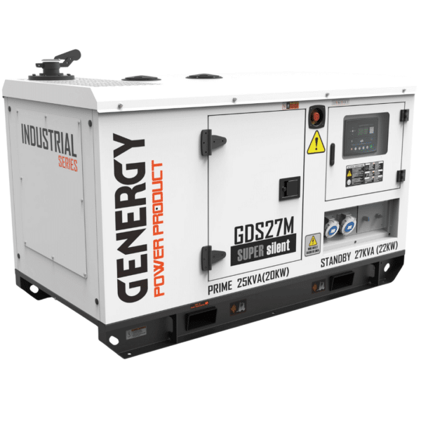 Industrie Notstromaggregat 27kVA GDS27M Diesel Genergy 230V 1500U/min