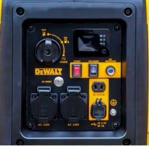 Inverter Stromerzeuger DeWalt Control Panel - Foto