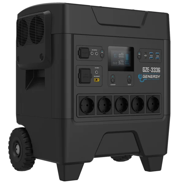 Stromspeicher Tragbare Powerstation 3600W GENERGY GZE-3336, 3248WH/3600W LifePo4 3500 Lade Zyklen (+70%) Energiespeicher