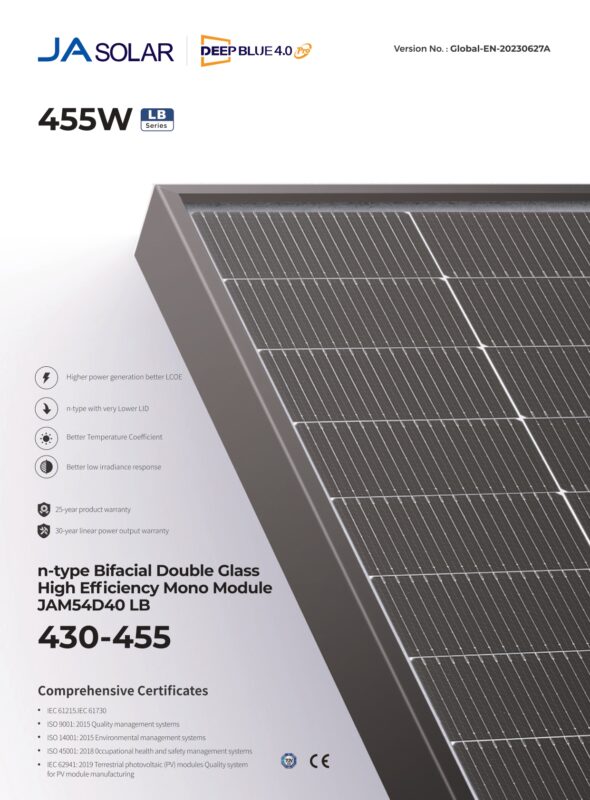 technisches datenblatt ja solar jam54d40 450 lb page 0001